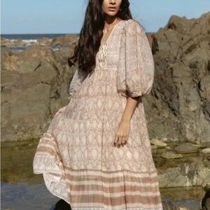 Daughters of India jasmine dress in shell